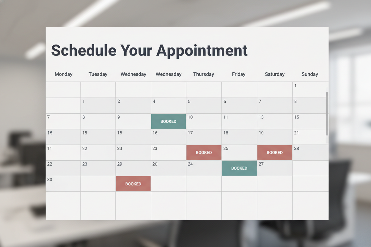 appointment schedule
