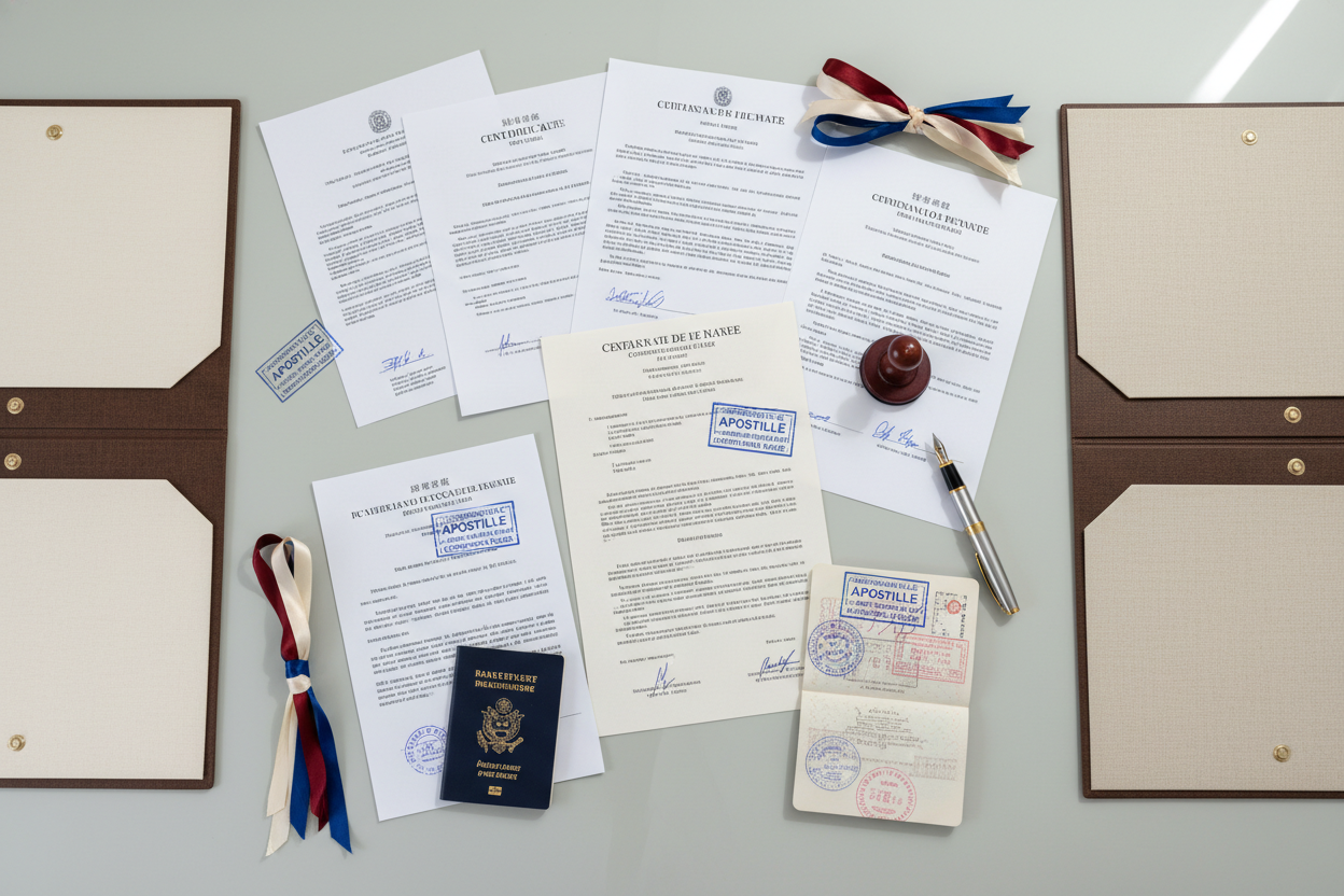 preparation of international documents, no people